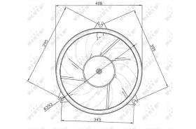 NRF 47049 - ELECTROVENTILADOR BMW 3-SERIES E4 3.0 98-