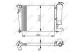 NRF 58823 - RADIADOR CITROEN XSARA 1.4 97-